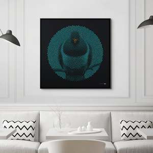 Blue Kererū - print