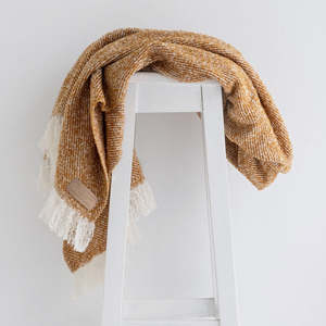 Masterweave: Wool twill blanket - Mustard