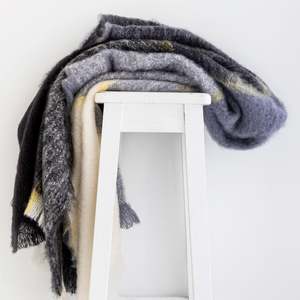 Mohair blanket - Arctic