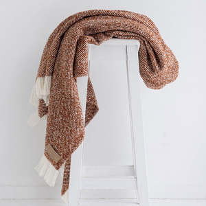 Masterweave: Wool twill blanket - Copper