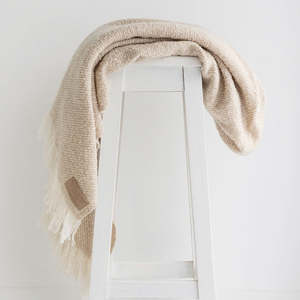 Wool twill blanket - Driftwood