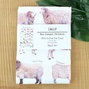 New Zealand Sheep Tea Towel