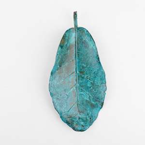 Copper Puka Leaf - green