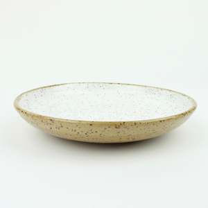 Polly Teis: Shallow Bowl - white
