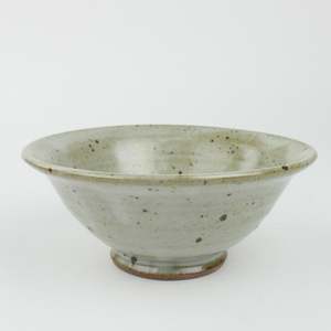 Driving Creek Pottery: Small Lipped Bowl - dolomite