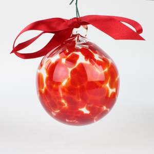 Artist Matt Hall: Bauble - red