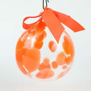 Artist Matt Hall: Bauble - orange