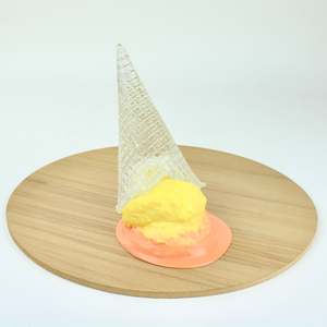 David Thomas: Dammit Waffle Double Scoop - Mango/Peach