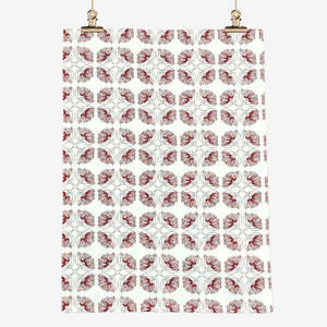 Pohutukawa Tea Towel - sienna