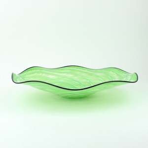 Artist Justin Culina: Spring Green Shell Platter