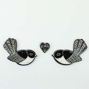 Fantail Set with little heart