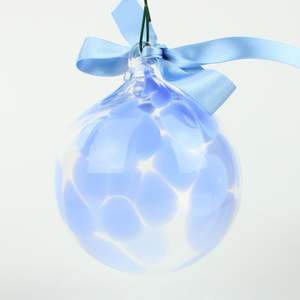 Artist Matt Hall: Bauble - blue