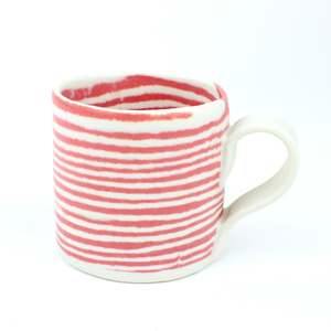 Nerikomi Stripe Mug - red