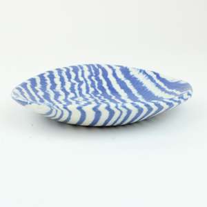 Nerikomi Stripe Small Dish - dark blue