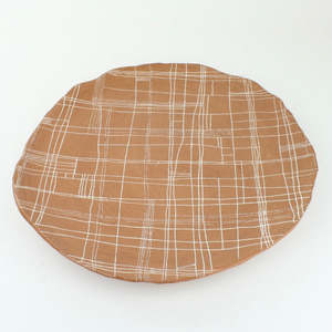 Terracotta Line Platter