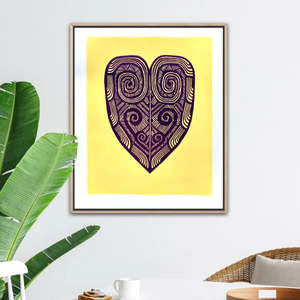 Jessica Scott Petersen: Aroha Nui III - Canary Yellow