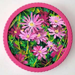 Charlotte Suggate: Pink Asters