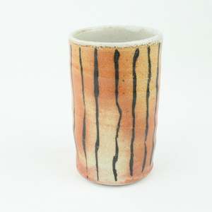 Artist Duncan Shearer: Striped Beaker I