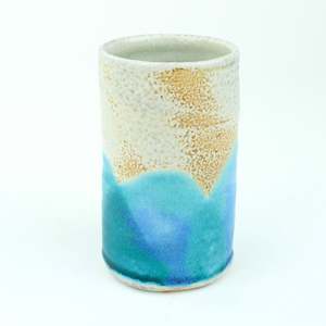 Artist Duncan Shearer: Barium Blue Beaker I