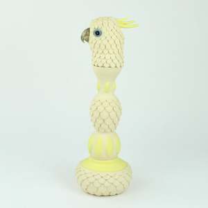 Artist Angela Tier: Sulphur Crested Cockatoo Genie Bottle