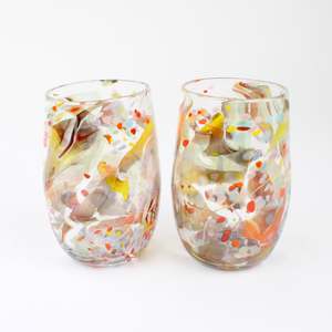 Shard Tumbler - rainbow flecks