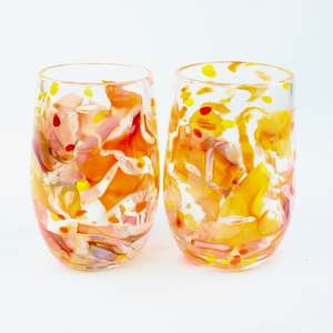 Shard tumbler - Yellow/Orange