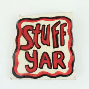 Artist Bernie Winkels: Stuff Yar tile