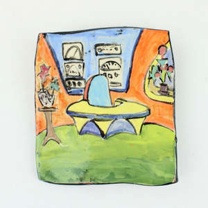 Artist Bernie Winkels: Spacey Interiors II tile