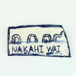 Artist Bernie Winkels: Nakahi Wai tile