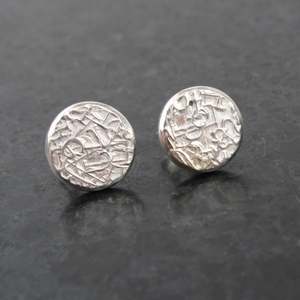 Artist David Mcleod: Text-ure round studs - medium