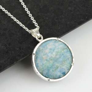 Large Aotea Pendant - silver