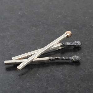 Artist David Mcleod: Match brooch - triple