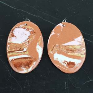 Ceramic earrings IX