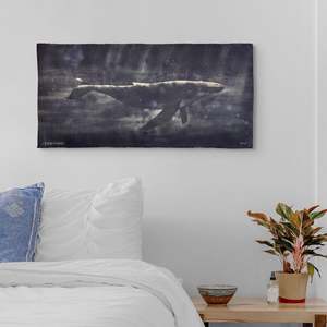 Art: Dark Navy Humpback