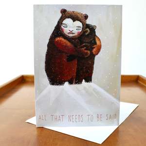 Books Stationery: Greeting Card - all that needs