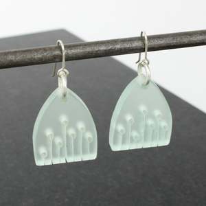 Poppy earrings - green