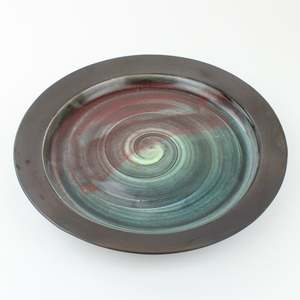 Aimee Mcleod: Large platter - turquoise