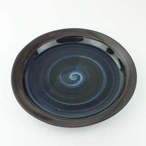 Large platter - blue