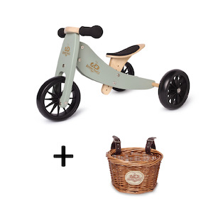 Tiny Tot: TINY TOT Sage Trike/Balance Bike & Basket