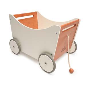 Toybox: Toy Box & Walker - White/Bamboo