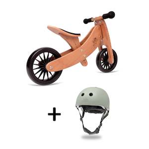 TINY TOT PLUS Bamboo Trike/Balance Bike & Toddler Bike Helmet