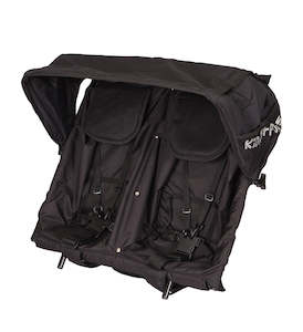 Double Seat Stroller - Double Recliner Baby Seat