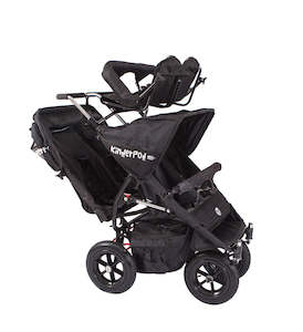 Double Base Strollers: Multi Seat Stroller For Six (Double Toddler seat and Double Baby Recliner seat)