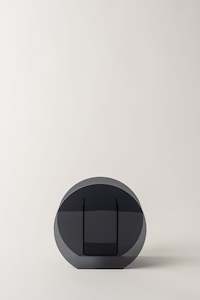 Sale: Smokey Circular Perspex Vase