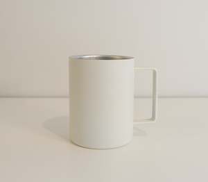White Stainless Steel Mug