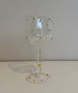 New: Spotty Wine Glass