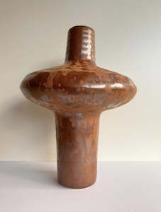 New: Rustic Brown Vase-Tall