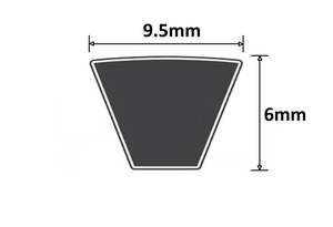 Powerated V Belt: 6729 Powerated V Belt (M27.5)