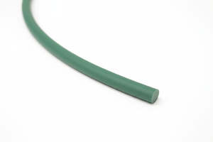 Polyurethane Round Belt Solid 6mm Green Rough