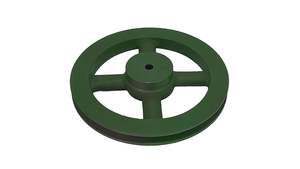 8in x 1A Cast Iron V Pulley Spoked Pilot Bore